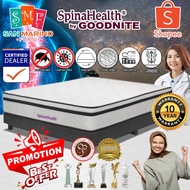 [Combo Bed Set] Leather Bedframe & Mattress Goodnite SpinaHealth Posture Spring Mattress Euro-Top 11
