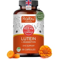 Lutein and Zeaxanthin Supplement - 4 Month Supply - 50mg Lutein with 12.5mg Zeaxanthin, Eye Vitamins