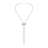 Clavicle Chain Series White Night Design Silver Necklace All-Match Pull-out 925 Niche Pendant Bowkno