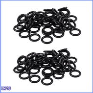 18mm x 3mm Nitrile Rubber O Ring Oil Sealing Seals 100 PCS