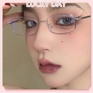 Malaysia Spot Fashion Trend Gold Wire Glasses Unisex Anti-Blue Light Personality Retro Japanese Glas
