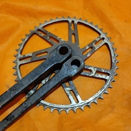 Classic old bicycle crank Gear 48T