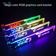 IBC-Graphics Card Bracket Luminous Strong Structure RGB 12-color LED GPU Support for Computer