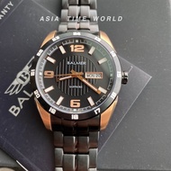 *Ready Stock*ORIGINAL Balmer 7936G-BRG-48 Black Stainless Steel Sapphire Glass Water Resistant Day &