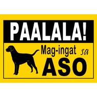 Beware of Dog Signage Sintra board/ High Quality Waterproof Outdoor Warning Sign Board For House Gat