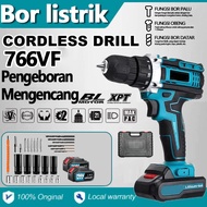 766VF Cordless Drill Electric Impact Drill High Power Screwdriver Hammer Drill Multi-Function Hand D