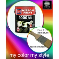NIPPON Paint 9000 For Wood and Metal-1liter / Cat Kayu ,Cat Minyak
