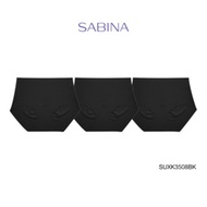 [แพ็ค 3 ชิ้น] Sabina กางเกงชั้นใน Seamless Fit รุ่น Soft Collection รหัส SUXK3508 สีดำ