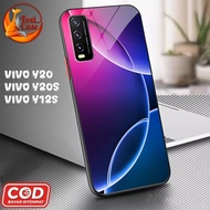 Softcase Vivo Y20 Casing Vivo Y12S Y20S Vivo V2026 V2033 V2042 V2029 V2029 Glossy Case - Shiny Glass