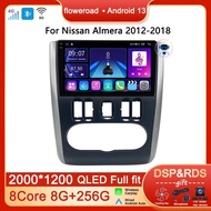 2din Intelligent System Android Auto For Nissan Almera G15 2012-2019