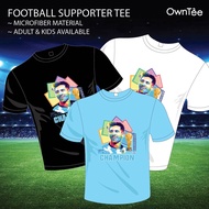 FIFA World Cup MESSI 07 Supporter Jersey Football ARGENTINA Jersey Bola Sepak Adult