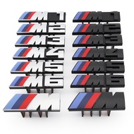New upgrade Car Grille M Label Leaf Plate Side Label Modified Rear Logo Decorative Sticker for BMW X3X1 New 5 Series 4 Series 3 Series