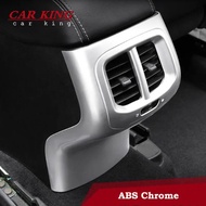 aihei Abs Chrome สำหรับ Jeep Cherokee Kl 2014 2015-2018 รถแขนด้านหลังเครื่องปรับอากาศ Outlet Vent Gu