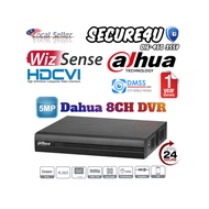 DAHUA 8-Channel DVR Recorder 5.0MP DH-XVR1B08H UP TO 5MP FREE P2P PHONE Ready Stock (SUPPORT AI)