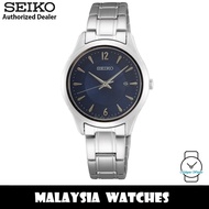 Seiko SUR425P1 Quartz Analog Sapphire Crystal Glass Stainless Steel Case & Strap Women's Watch