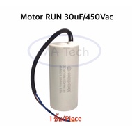 Capacitor 30uf 450v 30uF450V Motor Run 30uF450Vac CBB60 Cable Starter Cap (Size 4.0x9.0 cm)