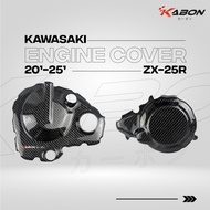 KAWASAKI MESIN ZX25R KABON Carbon Parts Engine Case Cover - Engine Cover Ninja ZX-25R ZX25kawasaki