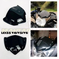 LC135 V4 V5 V6 VISOR BLACK