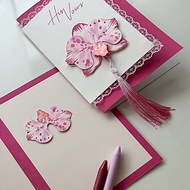 (Wedding Vows) Orchid VOWS CARD at Segen's Tiny World