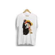 Men's Distro T-Shirts Men's T-Shirts Men's T-Shirts 1/2 Skull Happiest Shop - BF084