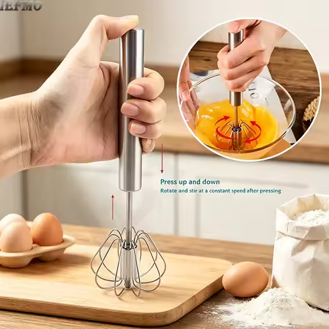 Manual Egg Beater Quick Whisking for Effortless Baking,Eggs and Pancake Batter Hand Baking Whipping 