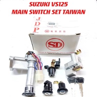 SUZUKI VS125 MAIN SWITCH SET 0 VS 125 SUIS KUNCI SWITCH MAINSWITCH VS-125 MADE IN TAIWAN GENUINE PAR