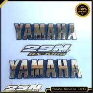 Emblem Timbul 3D Yamaha Tangki Rx King RXK Yt115 Chrome Gold Lokal Best Quality