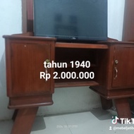 bufet kayu jati THN 1940 bekas antik dah plitur Bogor tua vintage