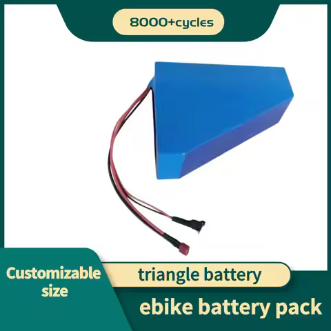 Electric Bike Triangle 48V 45AH Battery 52V 21700 Cell Cham-Ride 72V 60V 30AH 100A BMS Huge Capacity