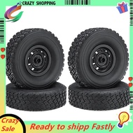 4Pcs 67mm Tire Wheel Tyre for  C14 C24 C34 C44 C24-1 FJ40 1/16 RC Car Upgrade Parts Spare Accessorie