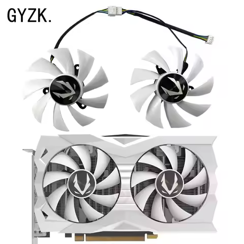 For ZOTAC RTX 2060 2060Super White Edition Graphics Card Replacement Fan GA92S2U