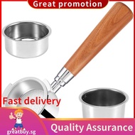 Espresso Portafilter 51mm for Delonghi EC685 EC680 Coffee Bottomless Portafilter with 51mm 2Pcs Coff