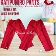 Katipunero pants set/ KATUPINIRO/ SET BUWAN NG WIKA COSTUME