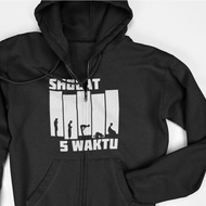 Hoodie Zipper Jacket - Prayer 5 Times