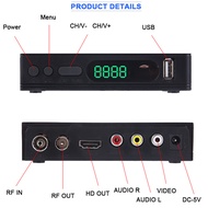 makp5 HD 1080P DVB-T2 Receiver Digital TV Converter Box Full Set Top Box HDMI-compatible