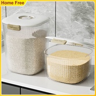10kg/5kg Rice Storage Box Bekas Beras Insect-Proof And Moisture-Proof Kitchen Rice Container  With Measuring Cup 米桶
