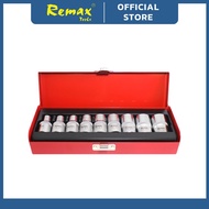 REMAX E SOCKET SET 1/2 inch Torx Star Socket Set E Type E10, E11, E12, E14, E16, E18, E20, E22, E24 