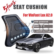 For VinFast Lux A2.0 Car Seat Cooling Lumbar Support Cushion Back Support Pillow Cooling Fan USB Pow