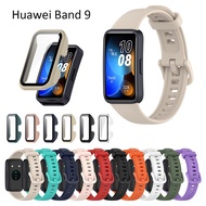 For Huawei Band 9 NFC strap case tempered glass screen protector USB Cable charger smart watch band straps