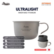 RIVERS - ULTRA LIGHT 180ML/320ML TITANIUM MAG S/M HIKER OUTDOOR HIKING CAMPING CUP