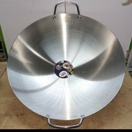 HOME PRO Stainless Steel Frying Pan Wok 40 cm