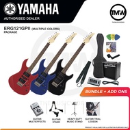 Yamaha Electric Guitar Package ERG121GPII Gigmaster Black Red Blue Amplifier Strap Pick Tuner