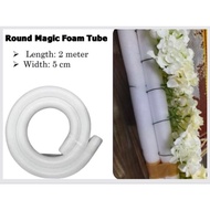 Magic Stick Span Panjang/Foam Tube Flower Deco/Flexible Foam Stick/Magic Foam Square/Hiasan Pelamin