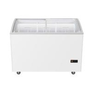 ตู้แช่แข็งฝากระจกโค้ง HAIER SD-407DP 10.3 คิว สีขาว (1223296)