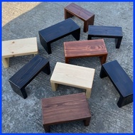 ✮ ◕ ∈ Bangkito - Solid Wood Stool , Wooden Chair, Heavy Duty