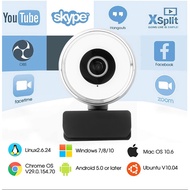 Webcam supports video recording, livestream with 4K HD resolution