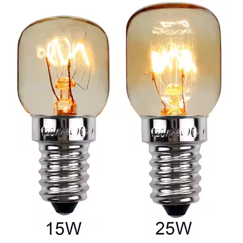Resistant Filament Heat Oven Light Salt Bulb heat-resistant Filament light bulb Cooker Hood Lamp E14