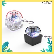 YOHII Finger Keyboard Caps, Finger Keyboard Cap Mechanical Switch Fidget Keychain,  Glowing Stress R