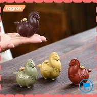 [rqgrov] Purple Clay Tea Horse Figurine, Pretty Little Horse Figurine, Miniature Horse Figurine for 