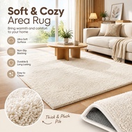 Solid Color Living Room Carpet Sofa Tea Table Carpet Bedroom Modern Simple Bedside Carpet Japanese S